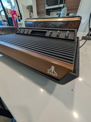 Complete Atari Console In Hard Case With Games And Controllers