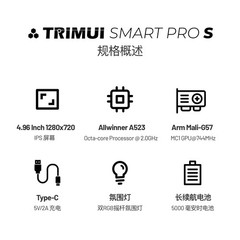 Trimui Smart Pro S TG5050 Open Source Retro Handheld Game Console 4.96″ 720P IPS