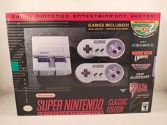 Authentic SNES Super Nintendo Entertainment System Classic Edition W/ 21 Games