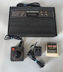 Atari 2600 4-Switch Darth Vader Console — Tested/Working w/ Accessories