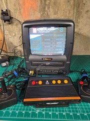 Atari Flashback Classic Game Console 2 Joysticks Power Cord A/V Tested Working