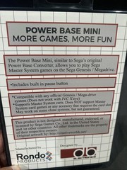 Sega Genesis to Master System Adapter Power Base Converter Mini – Rare Rondo