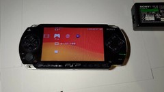 Black Sony PSP 1000 System Memory Card & Charger Bundle, Japan F/S