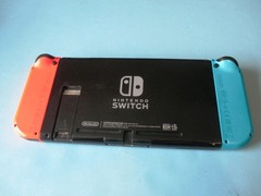 Nintendo Switch System Console w/Neon Red & Blue Joy-Cons + Dock & Extras