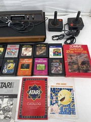 1980 ATARI2600 CX2600A Console With Original Box & Accessories & Games