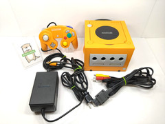 GameCube DOL-001 Orange Console set Tested Language Japanese GC Nintendo 0527E