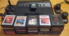 🔥Atari 2600 System Bundle Console, 25 Games, Joysticks, Paddles TESTED WORKING!