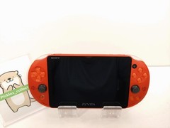 PS Vita Metallic Red Console only PCH-2000 ZA26 Wi-Fi PSV Tested 0528E