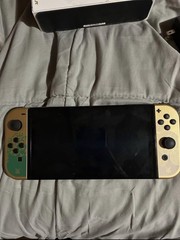 Nintendo Switch oled Console Gold & Green Joy-Con Wi-Fi Capability
