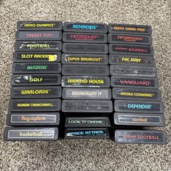 Atari 2600 System Bundle with Console, 30 Games, Joystick, Paddles, and More LOT