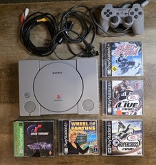 Sony PlayStation 1 (SCPH-9001) Video Game Console Bundle – Tested, Working