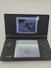 Nintendo Black DSi Handheld System Bundle Charger Star Wars Games Tested Stylus