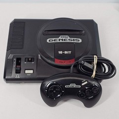 Sega Genesis 16-Bit Console Gaming System Black 1601