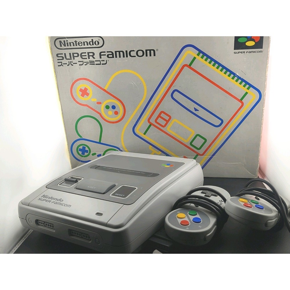 Nintendo Super Famicom Console with Original Box – Authentic Japanese Import