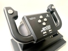 Taito Jet de Go! Flight Controller TCPP-20005 & Game Set PS1 PlayStation Japan