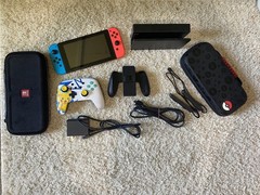 Nintendo Switch – Game Console – Blue & Red – Fair Condition