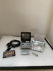 Nintendo Game Boy Advance SP AGS-101 Black Backlit Console w/ Case & More