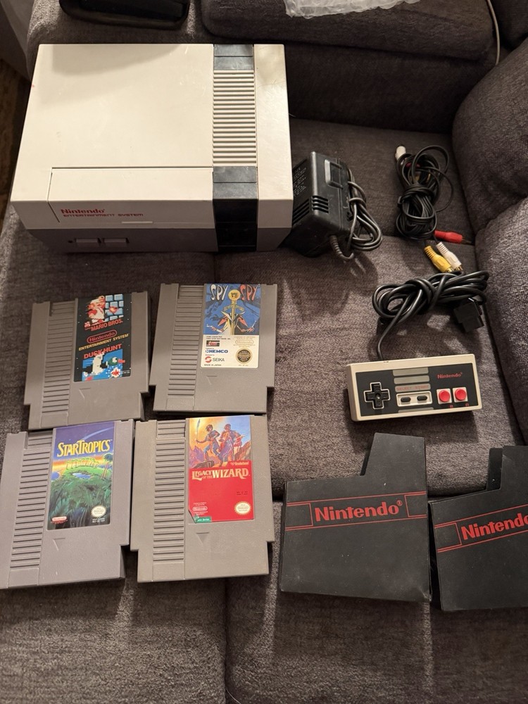 Nintendo Entertainment System Home Console NES With Games