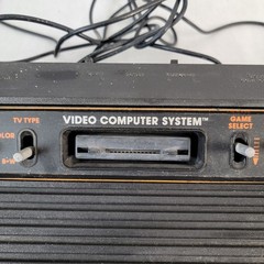 Atari Video Computer System Console 4-Switch Woodgrain CX-2600 Tested Works
