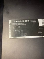 Microsoft Xbox One Console – Black (1540) AS-IS Untested For Parts + Controller