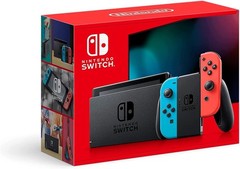 Nintendo Switch with Neon Blue and Neon Red Joy-Con HAC-001