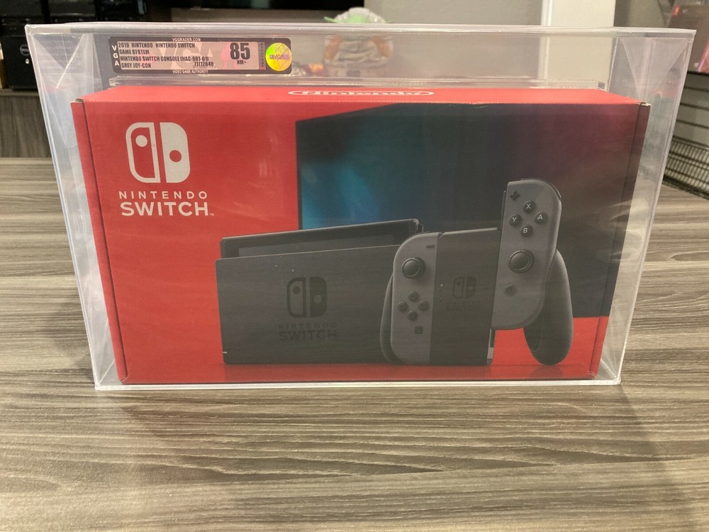 Nintendo Switch Gray Joy-Con Edition Console, New, Graded VGA 85 NM+ Archival
