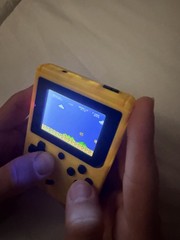 Game Box Plus Handheld Console Retro Gaming System 400 Preloaded Games In Yellow