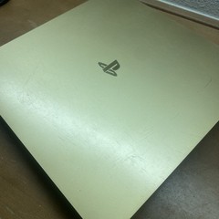 Sony PlayStation 4 PS4 Slim 1TB Gold Console CUH-2015B W/ Gold Controller