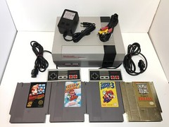 Nintendo NES Console Original Bundle NEW PINS Games Super Mario 1 2 3 Zelda