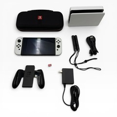 Nintendo Switch OLED Model HEG-001 64GB – 128Gb Card & White