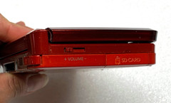 Nintendo 3DS Flame Red Handheld Console System CTR-001 and Charger, TESTED