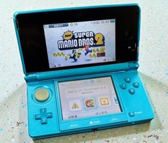 Nintendo 3DS Console Light Blue Japan Region Locked Used Tested Working Handheld