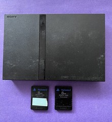 Sony PlayStation 2 Slim Console – Black (Tested &Works!)plus Tony Hawk 4