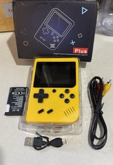 Yellow Plus Handheld Game Console, Composite RCA, Micro USB, Gamepad Support