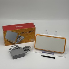 “new” Nintendo 2DS 3DS XL Console White Orange Console, Charger, Box – Tested