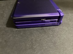 Nintendo 3DS Purple Handheld Console Bundle w/ Case & Mario Game CTR-001 2GB