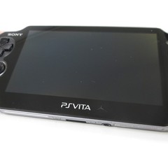 【Very Good】Sony PS Vita PCH-1000 Crystal Black Wi-Fi Model Console only #RET0517