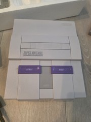 Nintendo SNES Super Set Boxed Bundle Super Mario World Tested Port 1 Issue READ