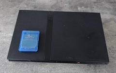 PS2 Slim Bundle – Console+Controller+8MB Card+OEM Cables+ 40+ Games L@@K + READ