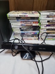 Microsoft Xbox 360 S Console, Controller, Kinect & 28 Games Mega Bundle!