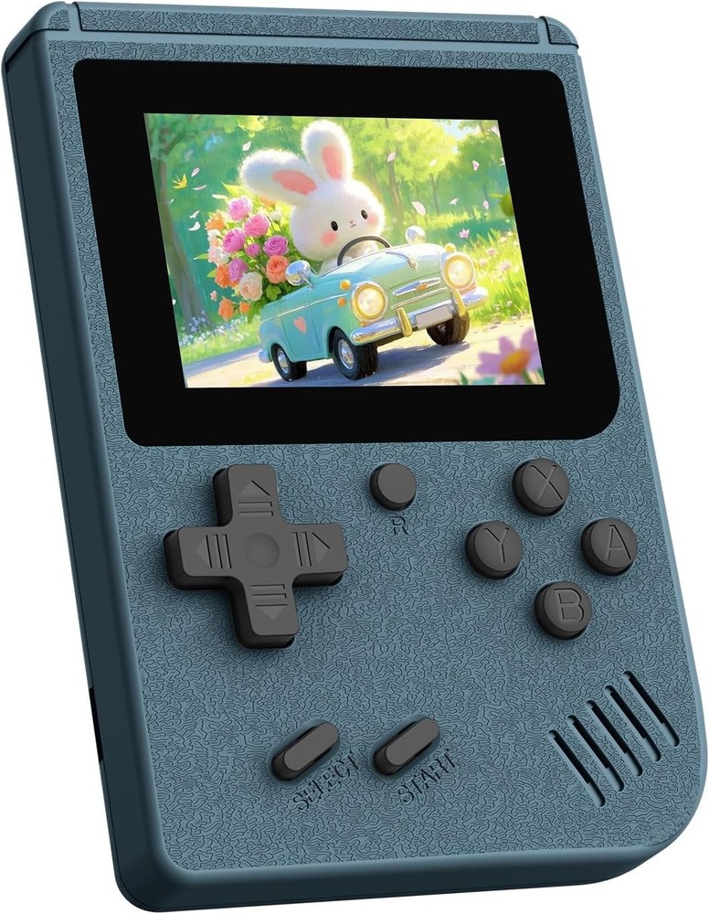 Retro Handheld Game Console 400 Classic Games 3″ IPS 1020mAh Rechargeable Gray