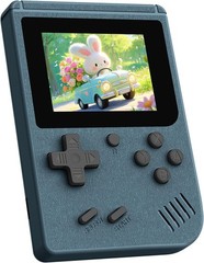 Retro Handheld Game Console 400 Classic Games 3″ IPS 1020mAh Rechargeable Gray