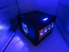 Nintendo GameCube BLUE LED Light Mod Modification Kit – Fan, main LED and ports