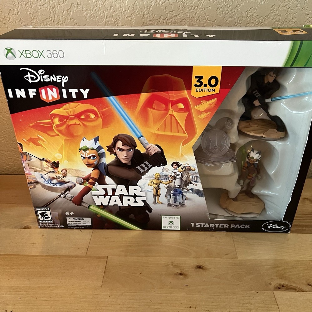 Xbox 360 Disney Infinity Star Wars 3.0 Edition Starter Pack New In Box