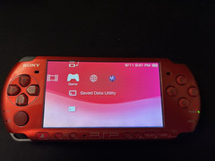 Sony PSP 3000 Red Handheld System Wi-Fi Region Free 480p (PSP-3000)