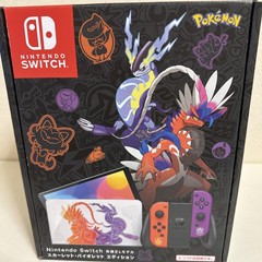 Nintendo Switch Game Console OLED Model Pokemon Scarlet & Violet Edition used