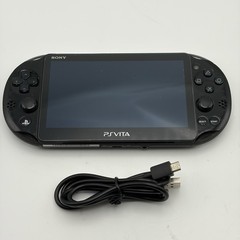 SONY PS Vita PCH-2000 Console Black Very Good Fast Shipping No joystick drift.