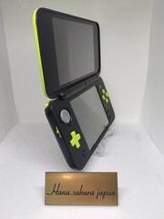 New Nintendo 2DS XL LL Black × Lime Console Japanese Version Rank S Excellen DS3