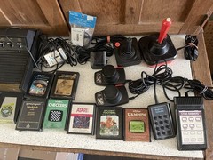 ATARI CX2600 6 SWITCH LIGHT SIXER WOODY Console, Games, Joysticks, Paddles, more