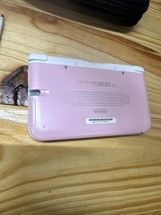 Nintendo 3DS XL Handheld Game Console Pink & White With Charger